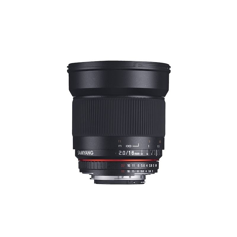 SAMYANG 16mm F2 ED AS UMC CS Lens